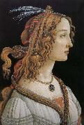Sandro Botticelli Woman as Germany oil painting artist